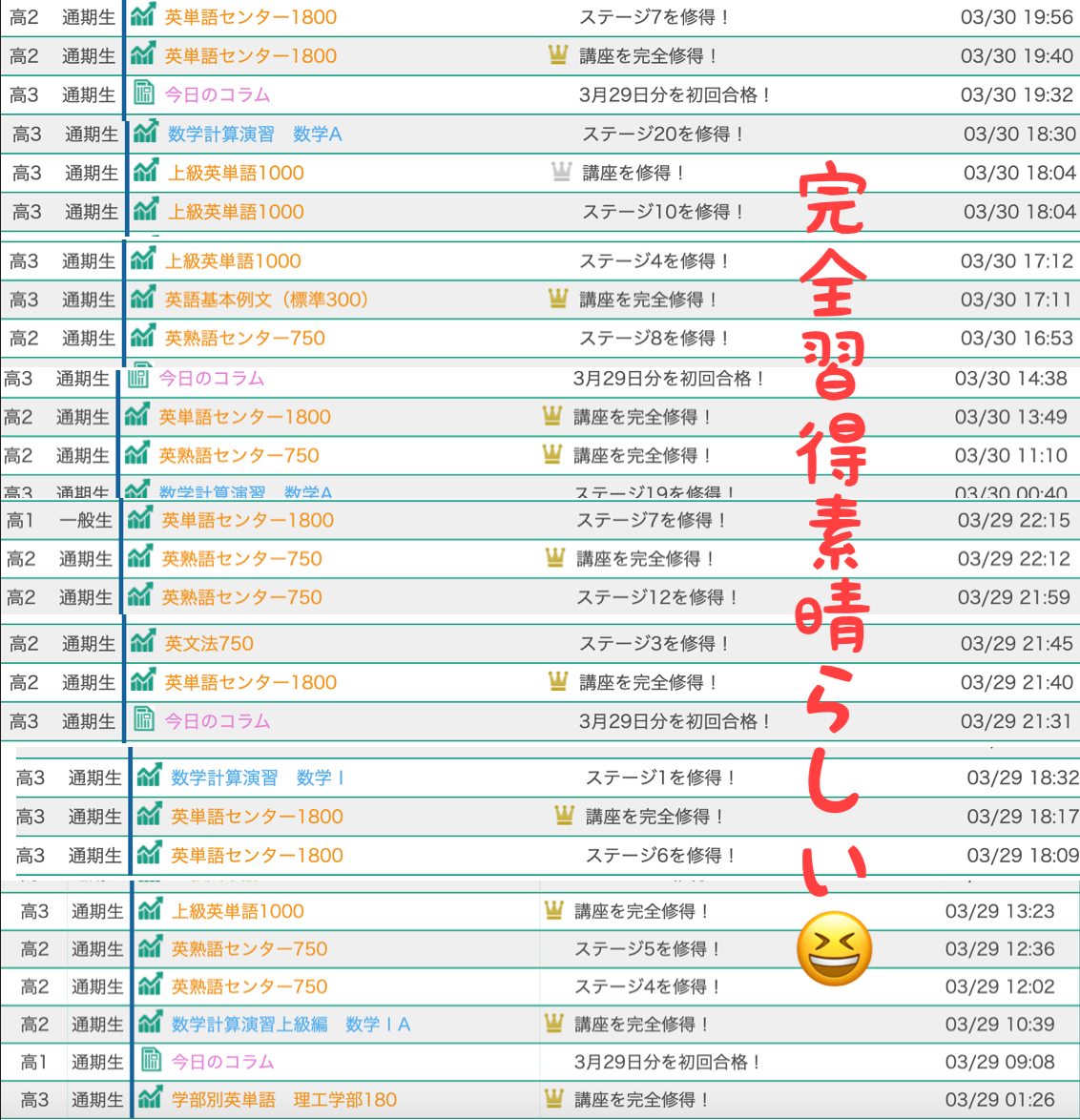 高速マスター完全習得 in 到津 | 小倉の塾なら東進衛星予備校